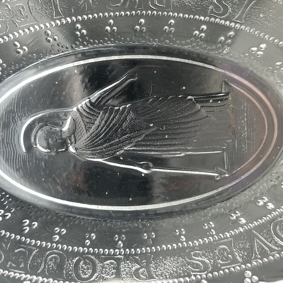 EAPG Adams & Co. Loves Request Is Pickles Roman Medallion Dish - Picture 5 of 17